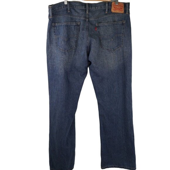 Levi's Men's 527 Regular Fit Jeans Dark Wash Denim Size 40x30 Classic 5-Pocket S - Picture 6 of 11